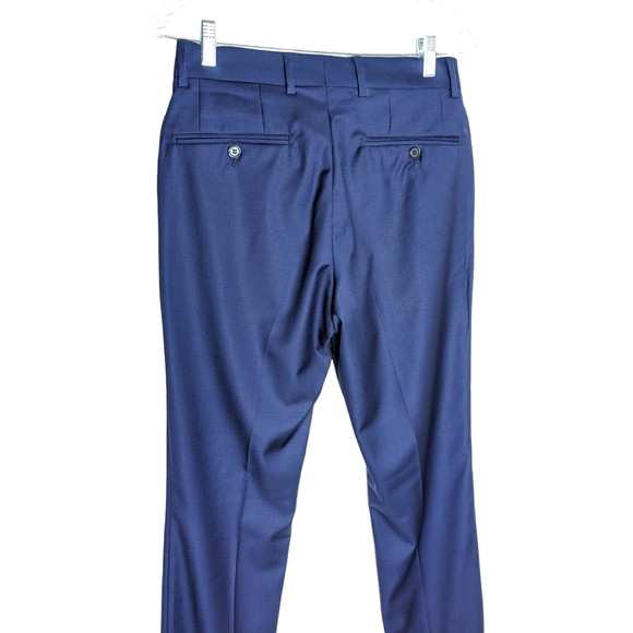 Cartier Uniformes Navy Blue Tailored Wool Pants Trousers Size 36 US 4 - Picture 4 of 6